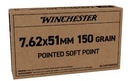 WINCHESTER SG76251P PSP 7.62X51MM 150 GRAIN 20 RNDS