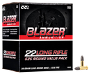 CCI 10022 BLAZER 22LR 38 GRAIN 525 ROUND BOX