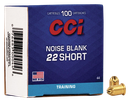 CCI 0044 NOISE BLANKS 22 SHORT 100 PER BOX