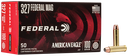 FEDERAL AMERICAN EAGLE 327 FEDERAL 100GR SP 50 RND BOX AE327