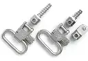 UNCLE MIKES AUTO & SINGLE SHOT RUGER CARBINES SWIVEL SWIVELS QD RUG NICKEL 1', CLAM 1462-2