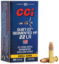 CCI 970 QUIET SEGMENTED 22 LR 40 GRAIN HP 50 CNT