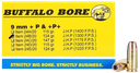 BUFFALO BORE 24B20 9MM +P 124GR JHP 